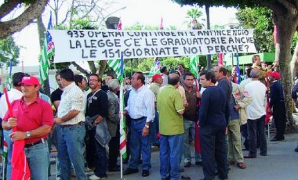 'Sorpresa': i circa 24 mila forestali siciliani stanno cominciando a capire di essere stati messi nel 'sacco'...