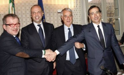 Il ministro Angelino Alfano e il sindaco di Milano Giuseppe Sala sono diventati leghisti?