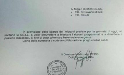 Migranti, il caso choc dell'ospedale di Cagliari.  Costa: "Accoglienza insostenibile"