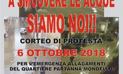 Allagamenti a Partanna-Mondello: un corteo di protesta ed un esposto in Procura