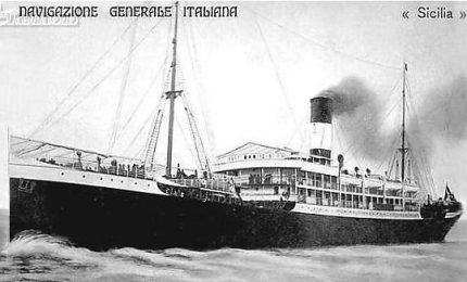 La storia del piroscafo "Sicilia", il primo a raggiungere l'America del Nord nel 1853, in 26 giorni!