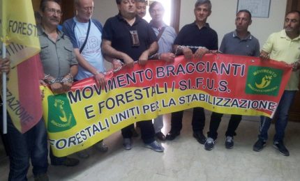 Il 9 gennaio manifestazione dei forestali: il Governo Musumeci deve ancora pagare novembre e dicembre