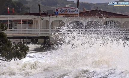 Quello che resta della spiaggia di Eracle Minoa: praticamente niente! VIDEO
