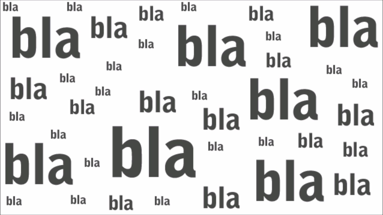 No Parla Parla No Bla Bla Bla Bla