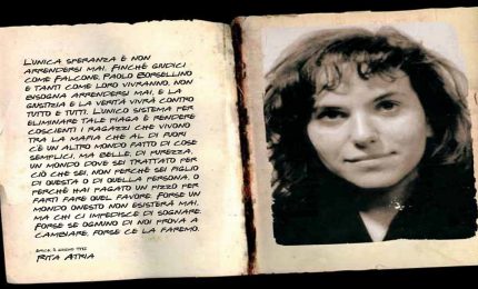 Rita Atria, la Memoria Attiva per ricordare il coraggio di una ragazza che sfidò a viso aperto la mafia