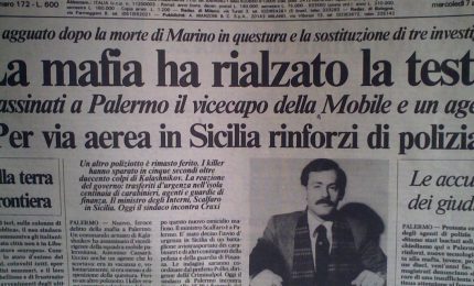 Oggi ricordiamo Ninni Cassarà, il commissario della Squadra mobile di Palermo trucidato il 6 agosto del 1985