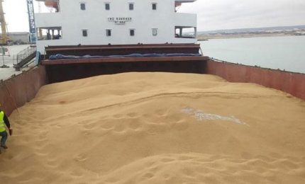 Ol&egrave;: un milione di quintali di grano estero - canadese e turco - &egrave; arrivato nel porto di Bari!
