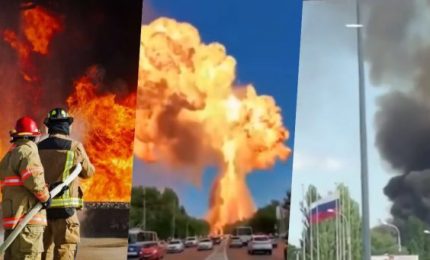 Volgograd, Russia: prima un incendio poi una tremenda esplosione (VIDEO)