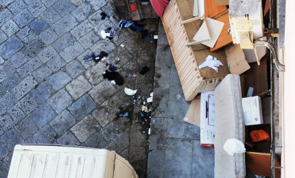 Palermo, l'uscita del Museo Gemellaro è sempre una discarica a cielo aperto