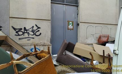 Il Museo paleontologico Gemellaro sempre 'assediato' dalla munnizza! /PALERMO-CITTA' 51