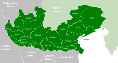 Il Lombardo-Veneto colonia dell'Austria fino al 1860 oggi è tornato colonia, ma della Germania