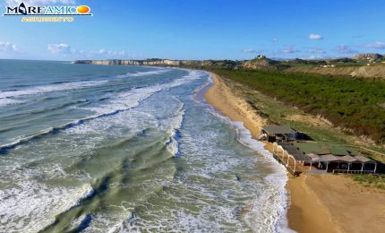 Dopo la spiaggia di Eraclea Minoa l'erosione si mangia' anche le dune di Bovo Marina (sei foto impressionanti!)