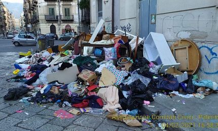 Munnizza, strade a pezzi, munnizza, strade a pezzi, munnizza.../ PALERMO CITTA' 73