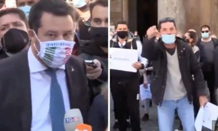 Salvini contestato da ristoratori in rivolta: "Ricordati che sei al Governo". La demagogia leghista non paga!