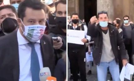 Salvini contestato da ristoratori in rivolta: "Ricordati che sei al Governo". La demagogia leghista non paga!