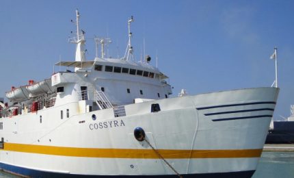 Incidente ieri sera sulla nave Cossyra a Lampedusa: un camion va a sbattere su un altro camion