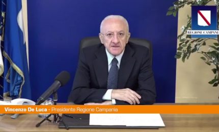 Covid, De Luca: &ldquo;Salvini ed esponenti Fdi nemici dell&rsquo;economia&rdquo;