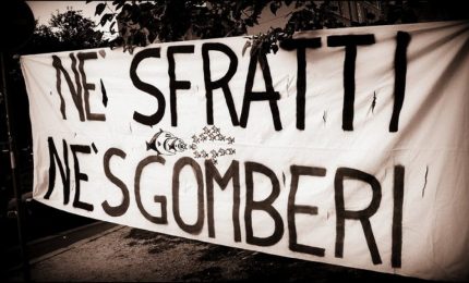 Sblocco degli sfratti: solo a Palermo mille e 400 famiglie resteranno senza casa