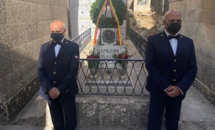 Enna, corona d&rsquo;alloro della Regione sulla tomba di Napoleone Colajanni