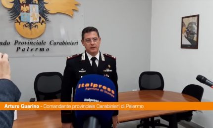 Carabinieri Palermo, il comandante Guarino saluta dopo due anni