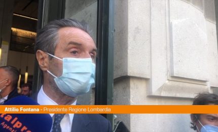 Fontana: "Green Pass? Difendo con vigore la vaccinazione&rdquo;