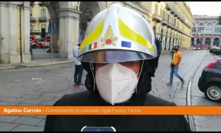 Incendio in centro a Torino, Vigili Fuoco "L'edificio &egrave; in sicurezza"