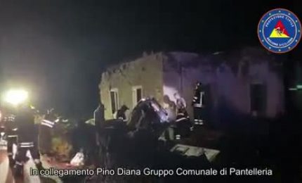 Tromba d'aria a Pantelleria