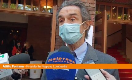 Green Pass, Fontana "Solidariet&agrave; a Sala per le minacce subite"