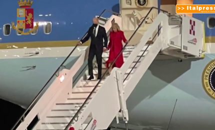 G20, arrivato a Roma il Presidente degli Stati Uniti Joe Biden