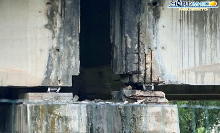 Nella Sicilia che cade a pezzi altro ponte a rischio crollo a Fontanelle lungo la Palermo-Agrigento (VIDEO)