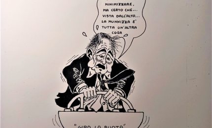 Grazie alla ruota panoramica di Palermo si può 'ammirare' la munnizza che sommerge la città!