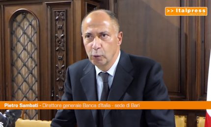 Bankitalia, Sambati &ldquo;L'economia della Puglia cresce nel 2021&rdquo;