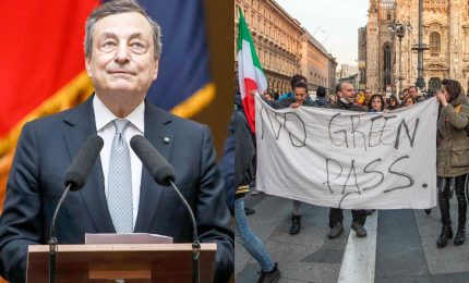 Governo Draghi: basta proteste No Green pass. E se la gente scender&agrave; lo stesso in piazza che succeder&agrave;?/ SERALE