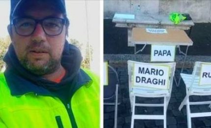 Il Governo Draghi ha paura di Stefano Puzzer che è stato allontanato da Roma per un anno