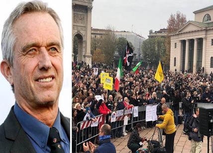 Robert Kennedy jr alla manifestazione di Milano: "Il Green pass è un colpo di Stato globale"