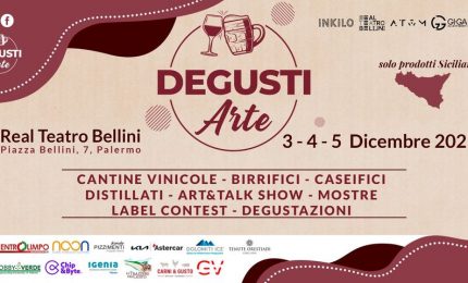 Al via da oggi a Palermo DeGusti Arte fine settimana all'insegna di degustazioni, musica ed estemporanee