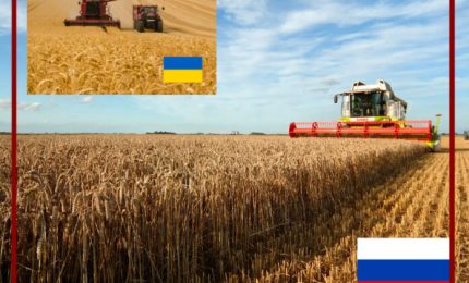 Un conflitto tra Russia e Ucraina farebbe schizzare all'insù il prezzo del grano nel mondo con effetti a catena su gas e fertilizzanti