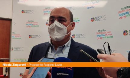 Zingaretti "Investiamo 3,4 miliardi per un Lazio pi&ugrave; green"