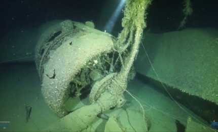 Relitto di un idrovolante tedesco trovato in mare nel Siracusano