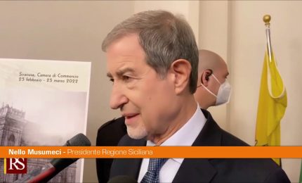 Musumeci inaugura "La Citt&agrave; Aurea" a Siracusa