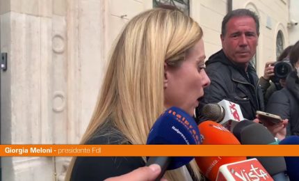 Ucraina, Meloni "La libert&agrave; ha un costo"