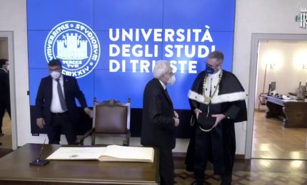 UniTrieste, Mattarella apre l'anno accademico