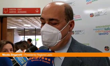 Ucraina, Zingaretti: "Unit&agrave; di crisi pronta per accogliere i profughi"