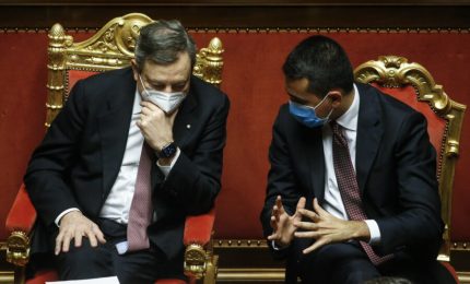 Il presidente Draghi, pi&ugrave; atlantico degli atlantici, parla come Luigi Di Maio