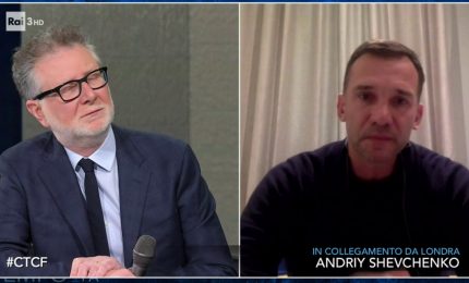 Shevchenko in lacrime &ldquo;Italiani, aiutate l&rsquo;Ucraina&rdquo;