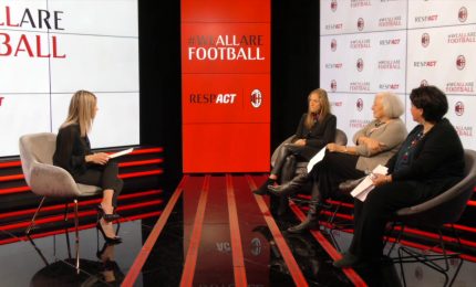 Conflittualit&agrave; di genere, dal Milan il manifesto #WeAllAreFootball
