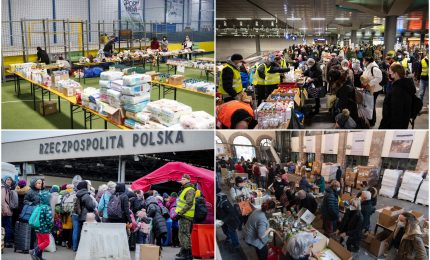 Mentre il comico-statista Zelensky passa dalla 'No fly zone' alla richiesta a Putin di 'colloqui di pace' l'Europa rischia l'invasione di profughi