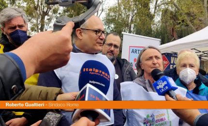 Roma, Gualtieri "14mila cittadini impegnati per pulire la citt&agrave;"
