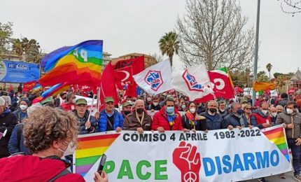 Marcia della pace a Comiso, in migliaia come 40 anni fa