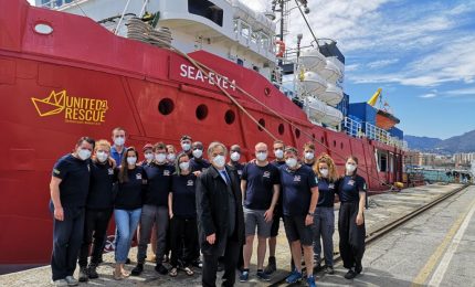 Immigrazione, Orlando A equipaggio Sea Eye 4 &ldquo;Bentornati a Palermo&rdquo;